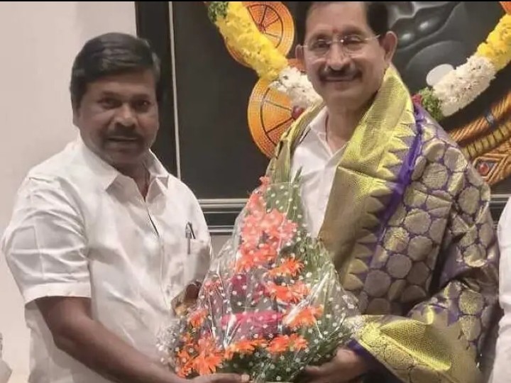 రాజ్యసభ సభ్యుడిని కలిసిన ఎమ్మెల్యే