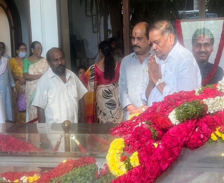 కావూరికి అవనిగడ్డ ఎమ్మెల్యే నివాళి