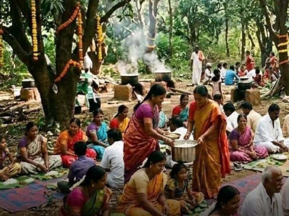 లింగారెడ్డిపల్లిలో సామూహిక వనభోజన వేడుకలు…