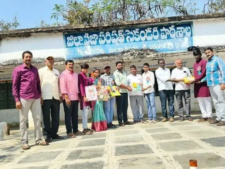 శ్రద్ధగా చదివి ఉత్తమ ఫలితాలు సాధించాలి: సర్పంచ్