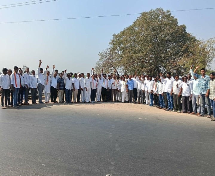 కవ్వంపల్లి పదవీ స్వీకారోత్సవానికి భారీగా తరలిన కాంగ్రెస్ శ్రేణులు