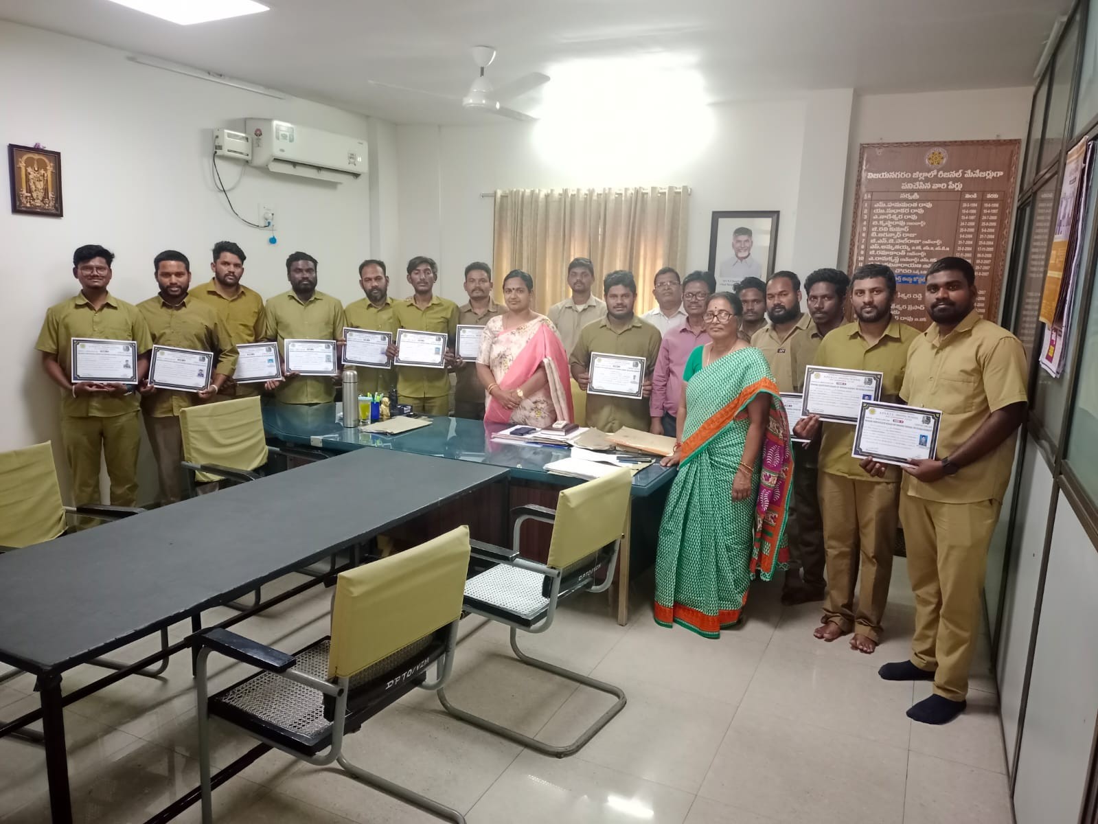 ముగిసిన హెవీ డ్రైవింగ్ శిక్షణ