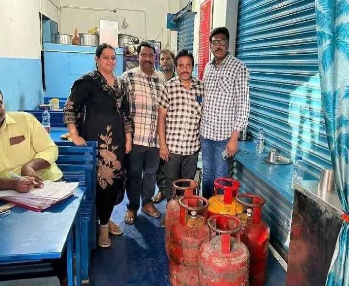 26 సిలిండర్లు సీజ్.. 6 కేసులు నమోదు