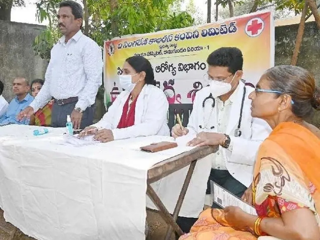 సింగరేణిలో ఉచిత వైద్య శిబిరం