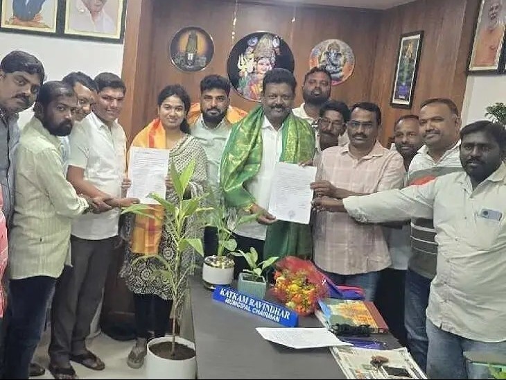 స్థలం కేటాయించాలని మున్సిపల్ ఛైర్మన్‌కు వినతి