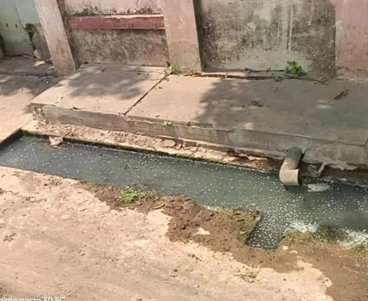 కొల్లూరులో మురుగు కాలువల దుస్థితి