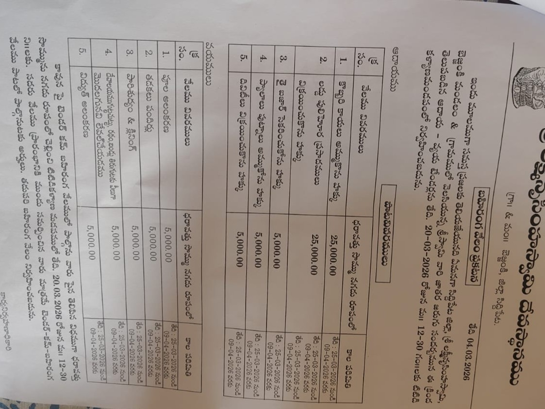 బెజ్జంకి జాతర వేలం పాటలు