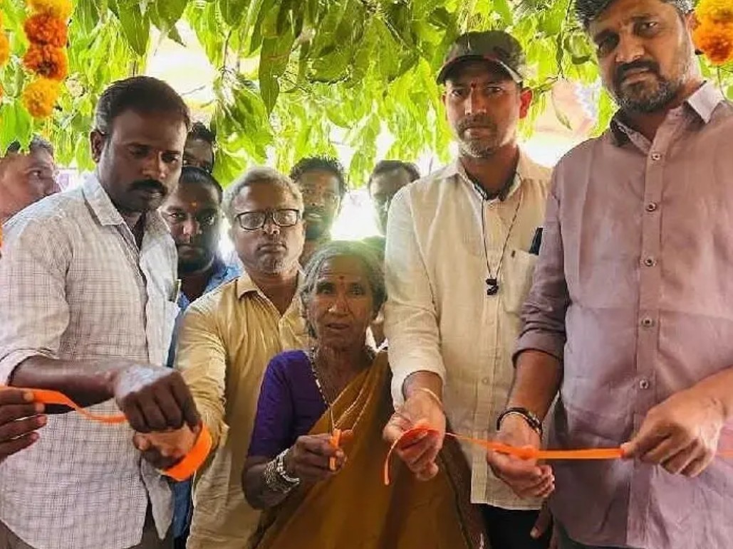 నందిగామలో ఇందిరమ్మ ఇల్లు ప్రారంభం