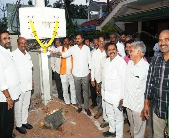 నూతన ట్రాన్స్ ఫార్మర్‌ను ప్రారంభించిన ఎమ్మెల్యే