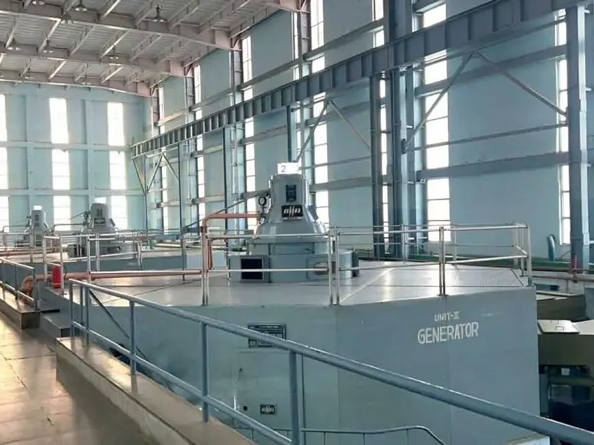 జల విద్యుత్ కేంద్రంలో కొనసాగుతున్న విద్యుత్ ఉత్పత్తి