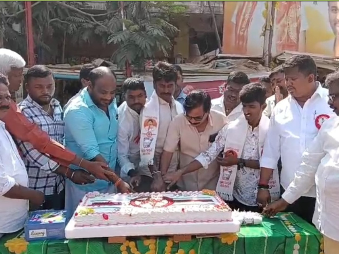 సత్యవేడులో ఘనంగా జనసేన ఆవిర్భావ దినోత్సవ వేడుకలు