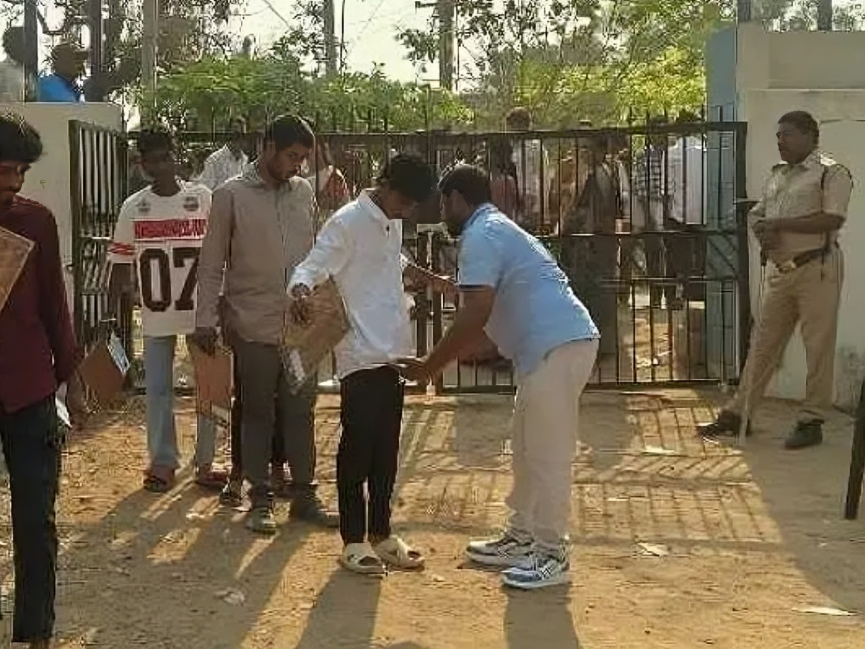 రేవల్లి పరీక్షా కేంద్రంలో 100% హాజరు