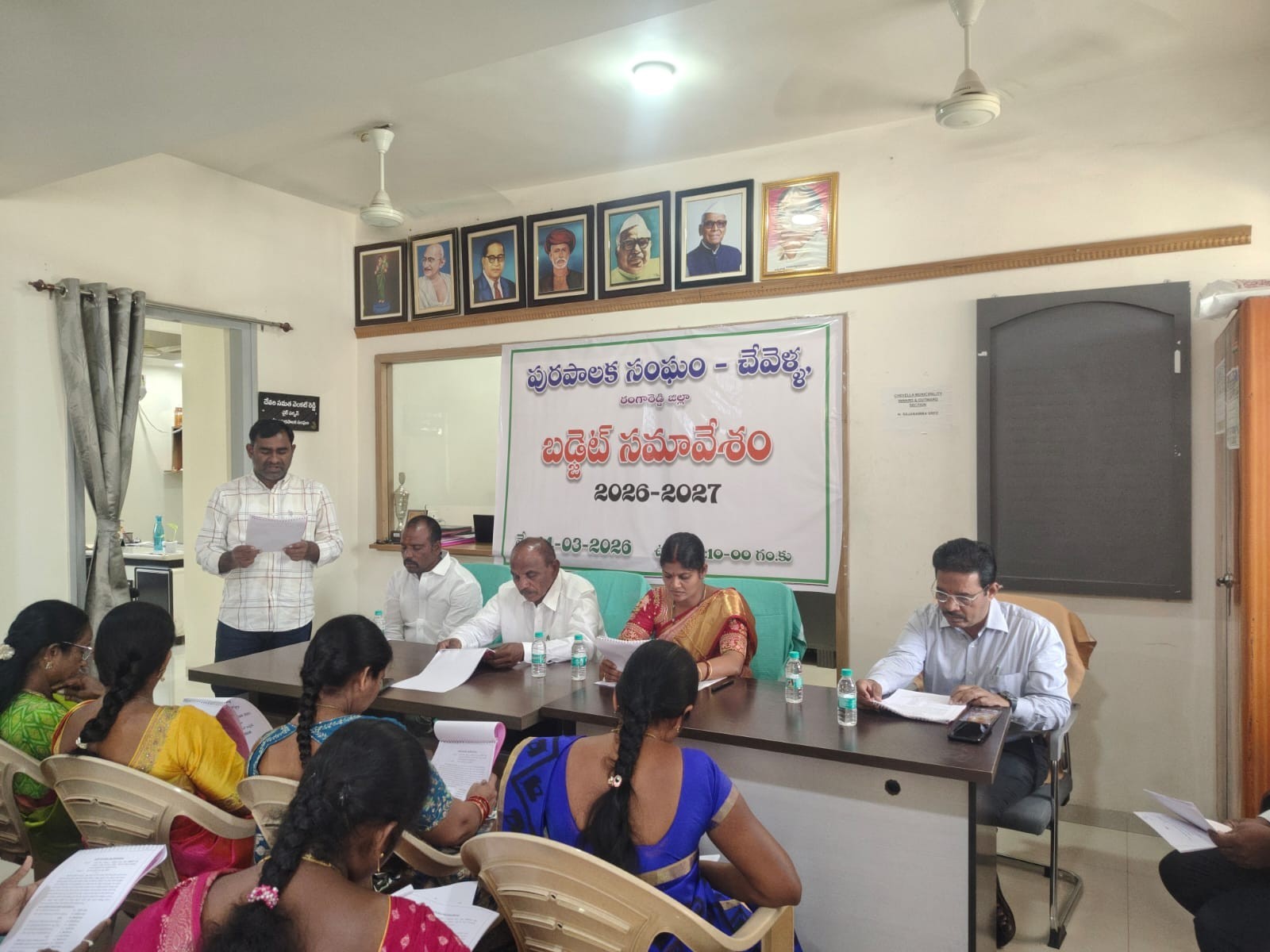 మున్సిపల్ బడ్జెట్ సమావేశాల్లో పాల్గొన్న ఎమ్మెల్యే