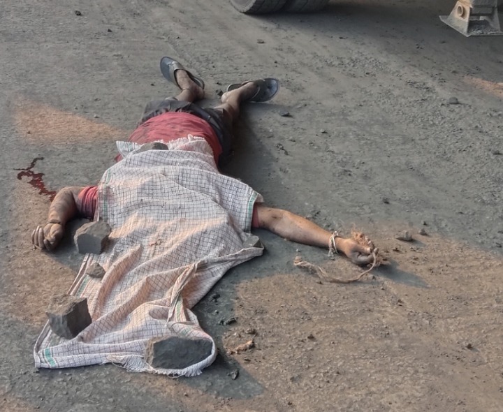 లారీ కింద పడి వ్యక్తి దుర్మరణం