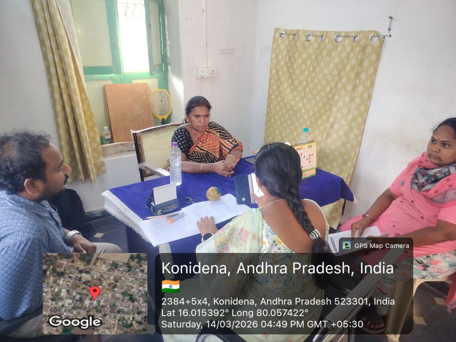 బల్లికురవలో ఇంటి పన్ను వసూలు కార్యక్రమం