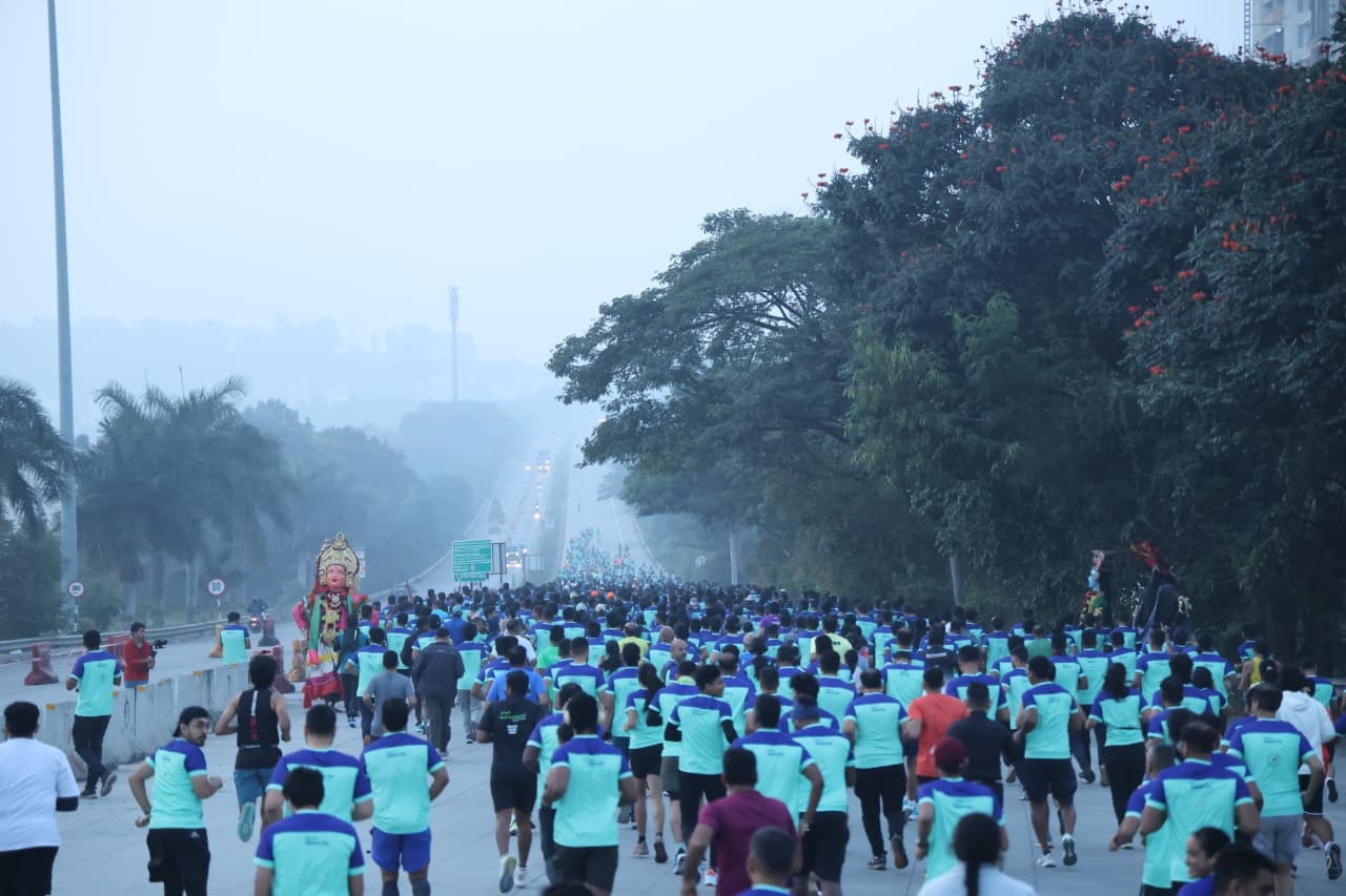 సినీ మ్యాజికల్ 10కే రన్‌.. పాల్గొన్న నటి