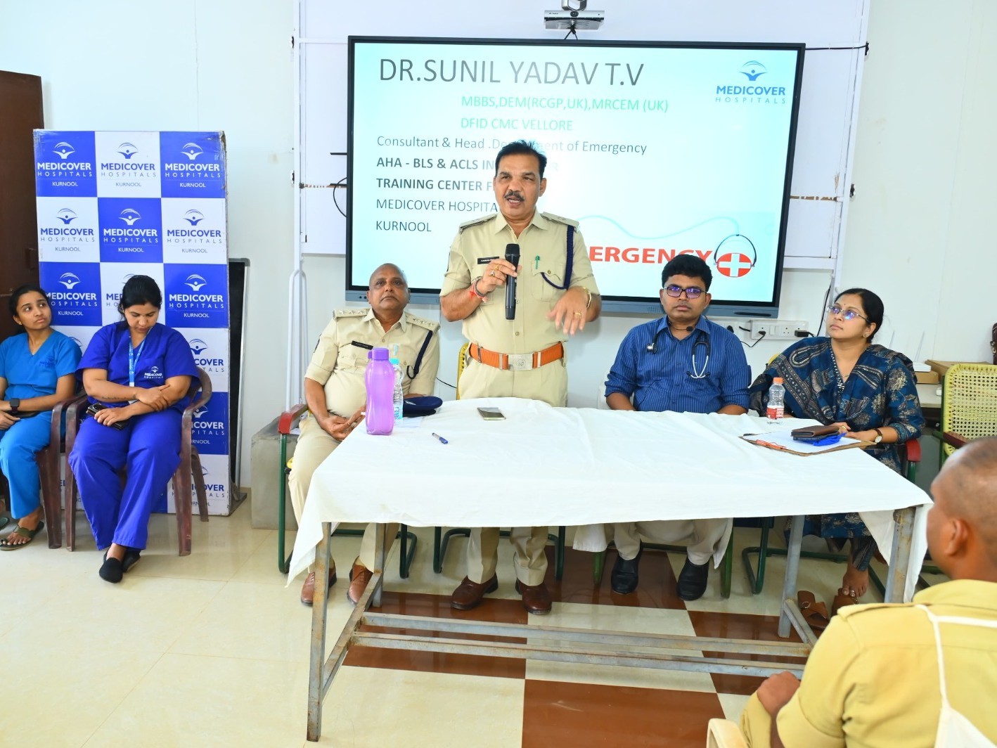 పోలీసు ట్రైనీలకు సీపీఆర్, ప్రథమ చికిత్సపై శిక్షణ