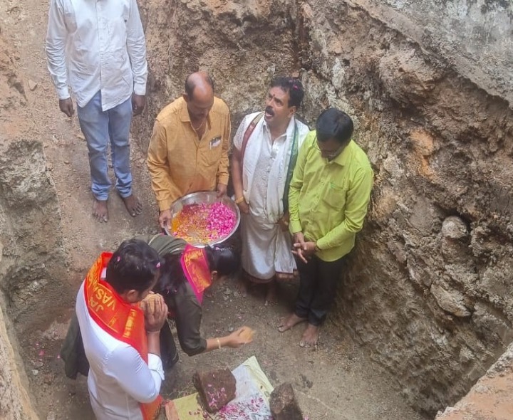 ఆర్యవైశ్య సంఘం (కస్పా) భవనం శంఖుస్థాపన