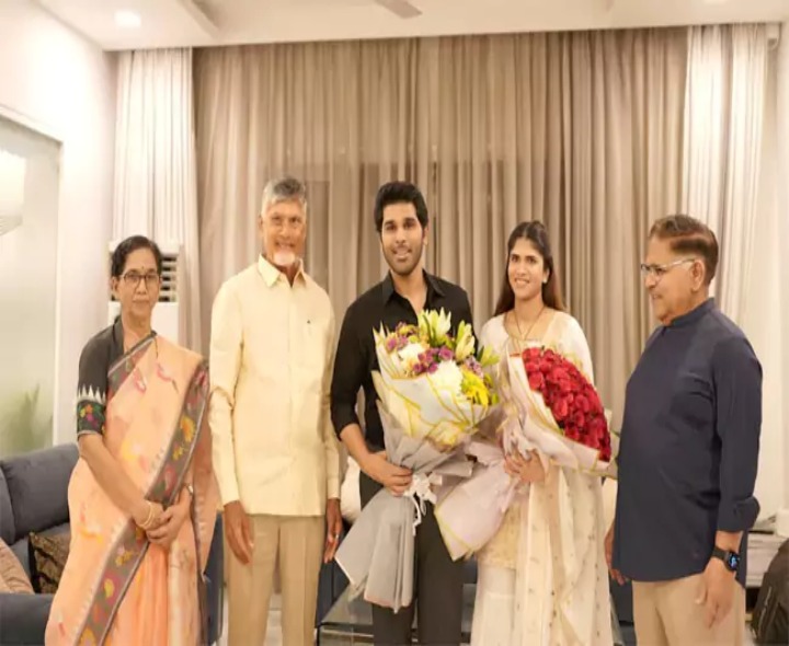 అల్లు అరవింద్‌ నివాసానికి సీఎం చంద్రబాబు