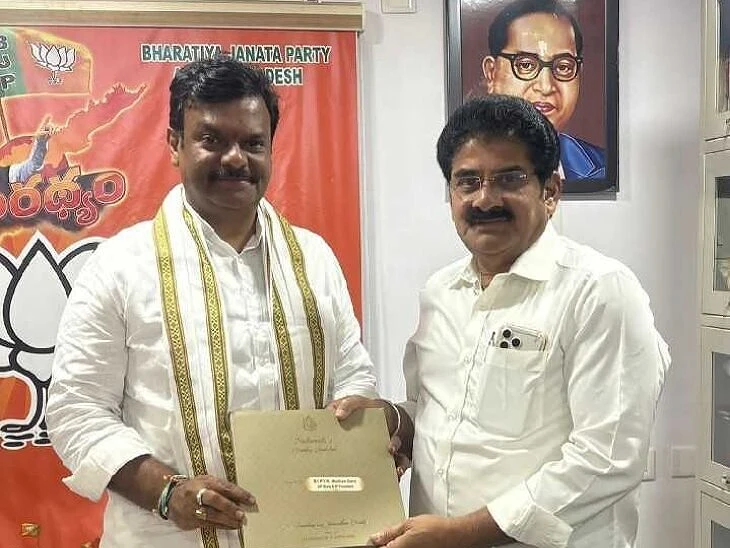 BJP రాష్ట్ర అధ్యక్షుడితో అనపర్తి ఎమ్మెల్యే భేటీ