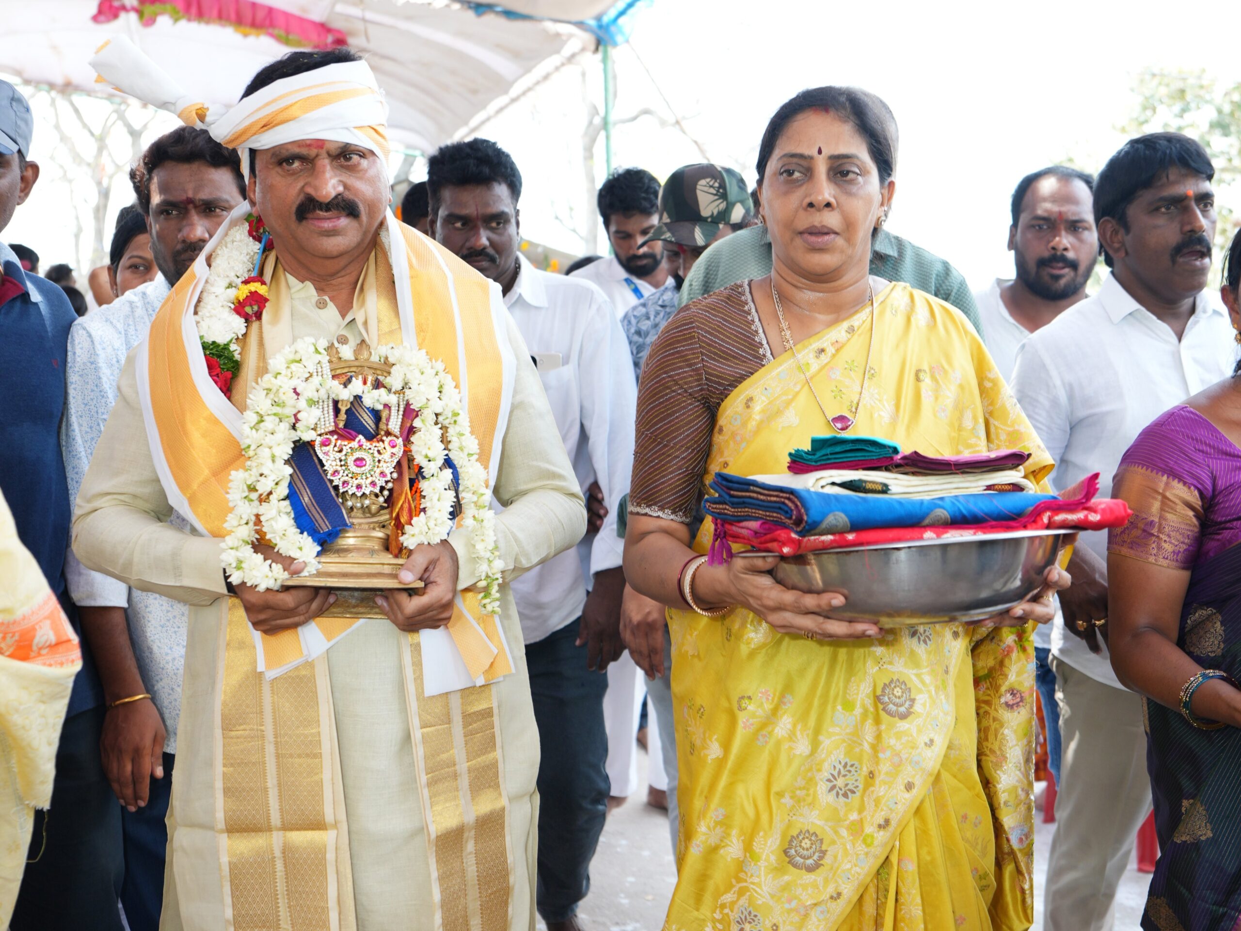 బ్రహ్మోత్సవంలో పాల్గొన్న మంత్రి