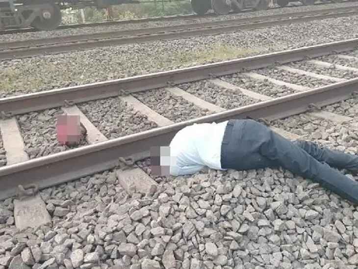 రైల్వే పట్టాలపై వ్యక్తి ఆత్మహత్య