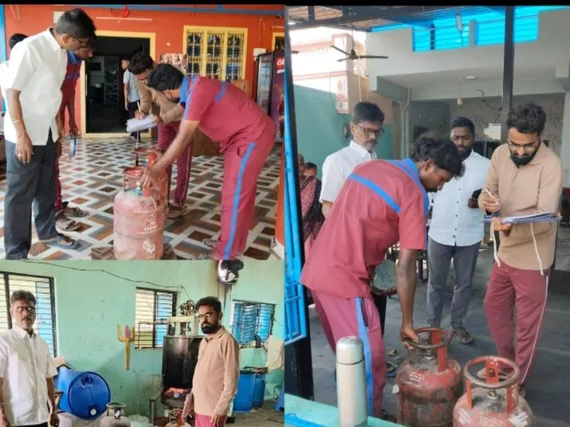 హోటల్ తనిఖీ చేసిన రెవెన్యూ అధికారులు