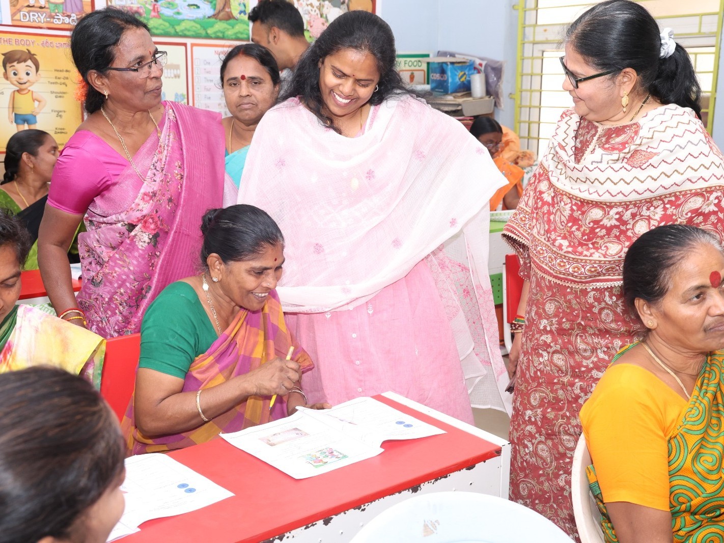 జిల్లాలో ముగిసిన అక్షరాంధ్ర పరీక్ష