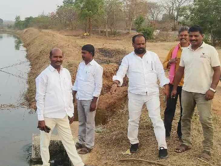 నాగారం చెరువుకు ఎల్లంపల్లి జలాలు.. రైతుల హర్షం