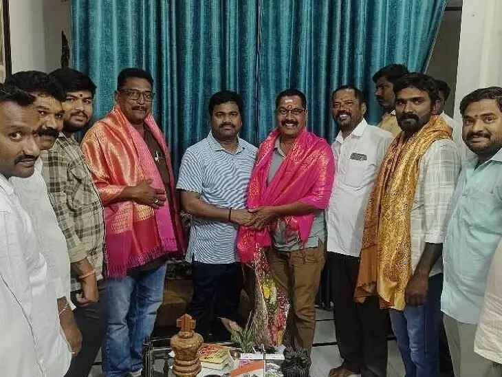 ఎమ్మెల్యేను కలిసిన ఎలక్ట్రానిక్ మీడియా సభ్యులు