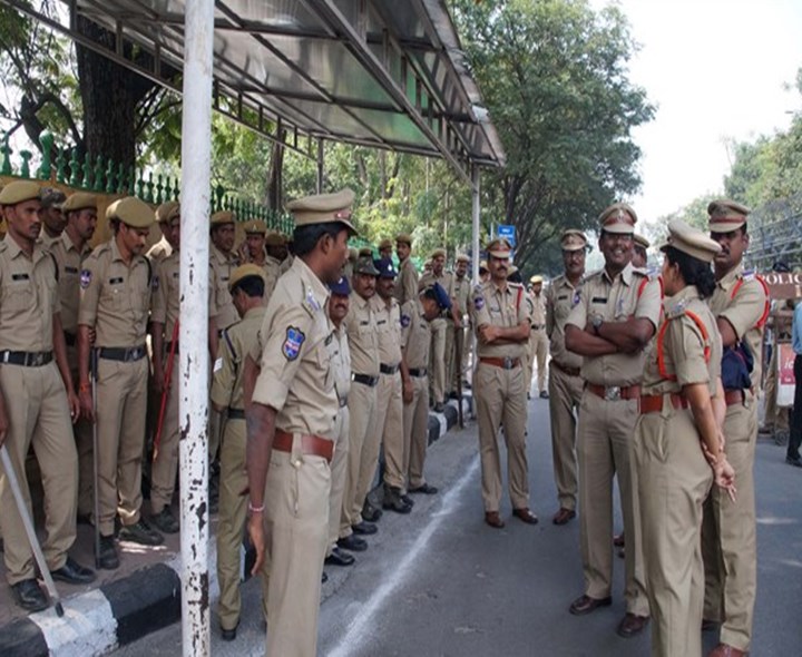 అసెంబ్లీ వద్ద భారీ బందోబస్తు