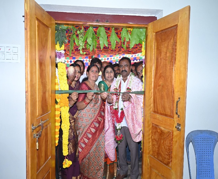 గ్రామపంచాయతీ భవనాన్ని ప్రారంభించిన ఎమ్మెల్యే