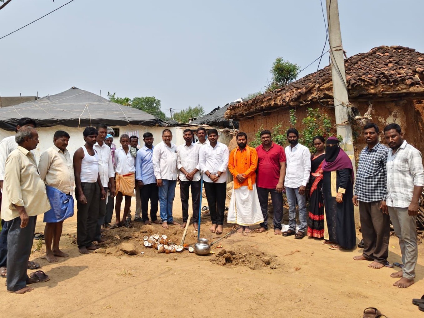 అండర్ గ్రౌండ్ పైపులైన్ పనులకు శంకుస్థాపన
