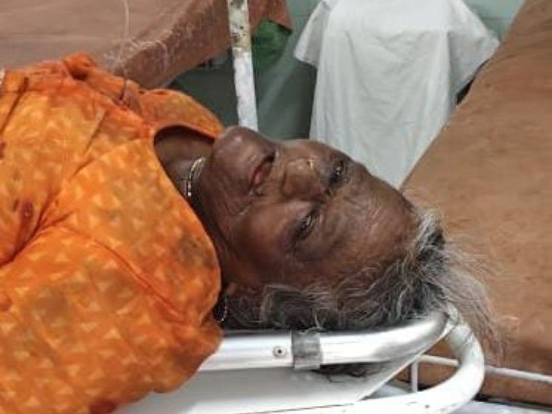 గాయపడ్డ వృద్ధురాలు మృతి