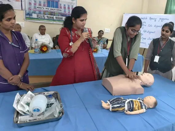 CPR పై విద్యార్థులకు అవగాహన కార్యక్రమం