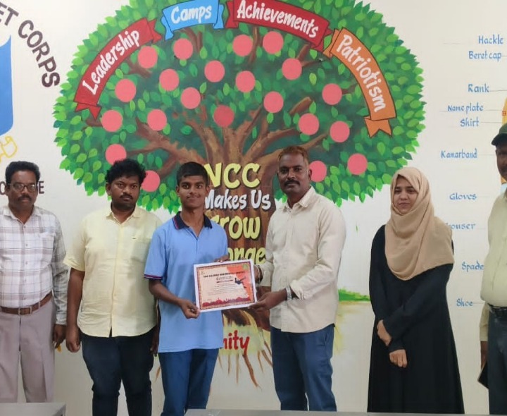 అడ్వెంచర్ క్లైమ్బింగ్లో ప్రతిభ చాటిన NCC క్యాడెట్ గౌతమ్ రాజ్