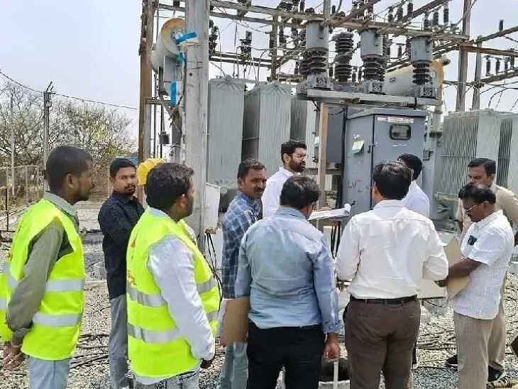 సబ్ స్టేషన్ తనిఖీ చేసిన సీఎండీ