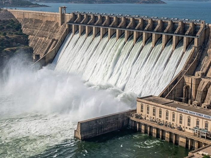 నాగార్జునసాగర్ నీటిమట్టం 535 అడుగులు