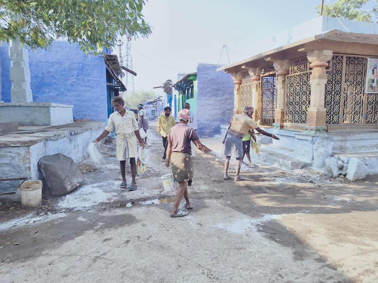 నారాయణపురంలో పారిశుద్ధ్య కార్యక్రమం