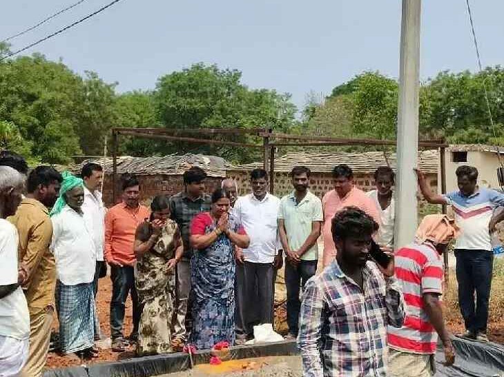 మండలంలో సీసీ రోడ్డు నిర్మాణ పనులు ప్రారంభం