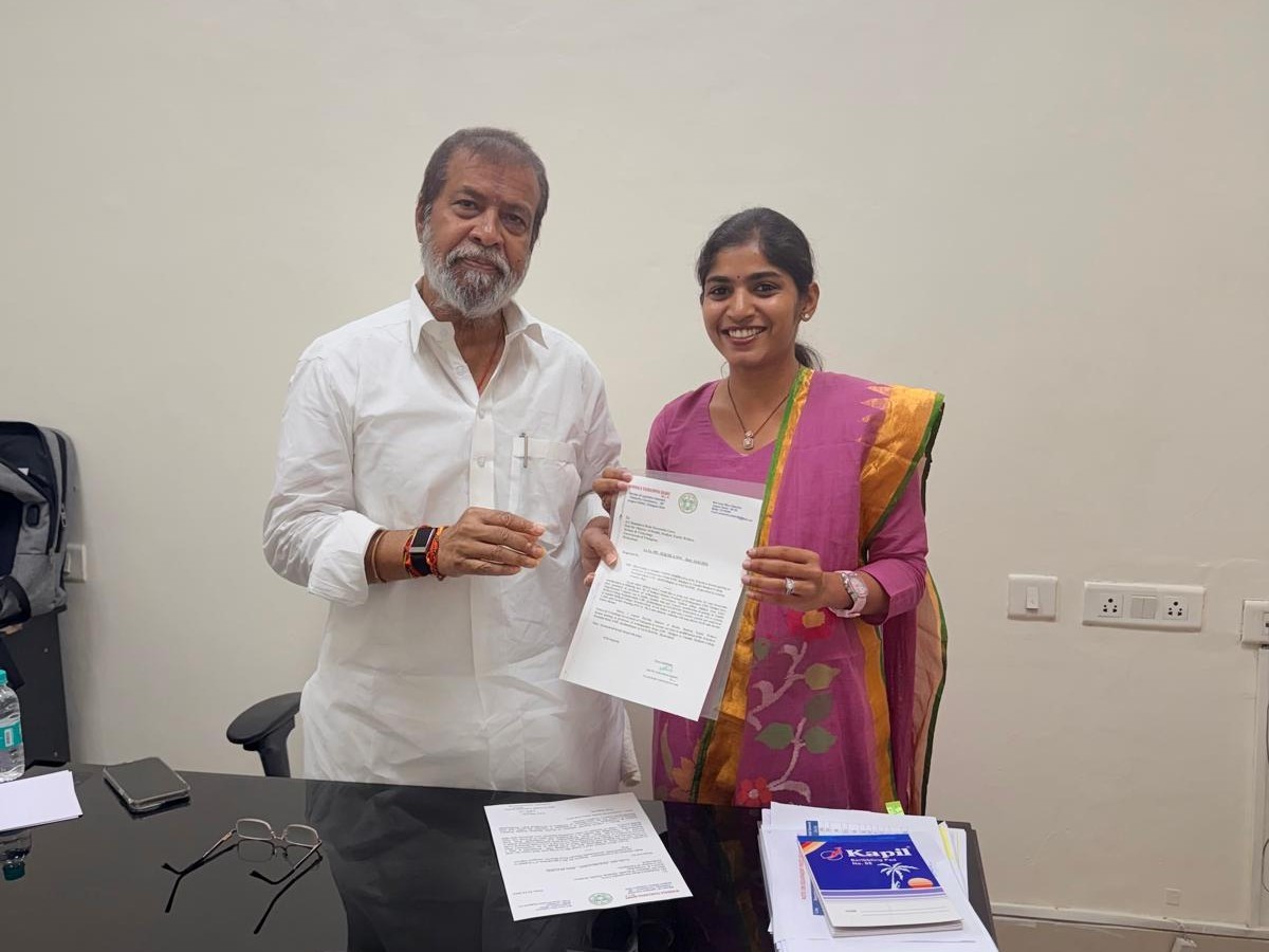 మంత్రికి వినతి పత్రం అందజేసిన పాలకుర్తి ఎమ్మెల్యే