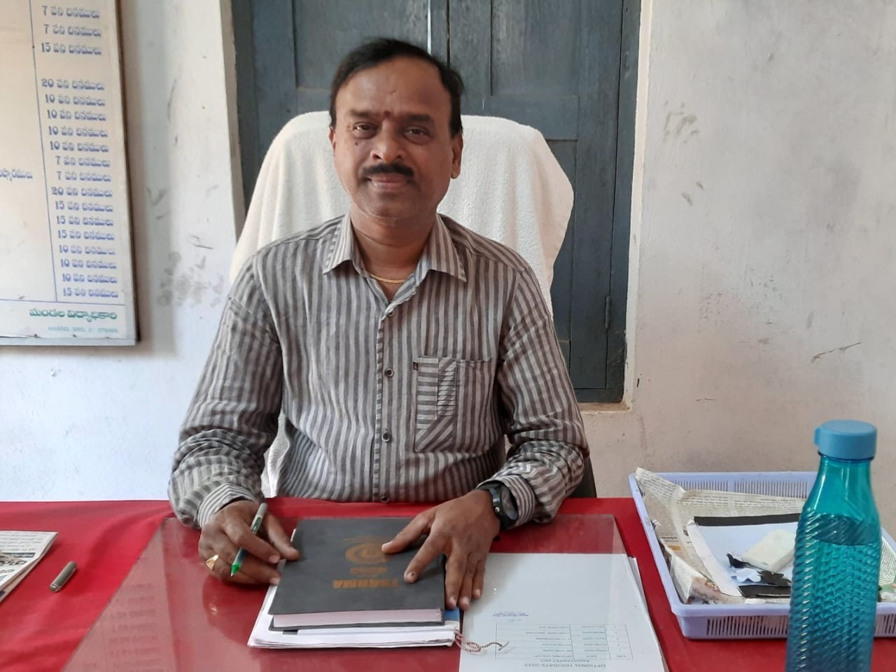 పదవ తరగతి పరీక్షల్లో 100% హాజరు: MEO