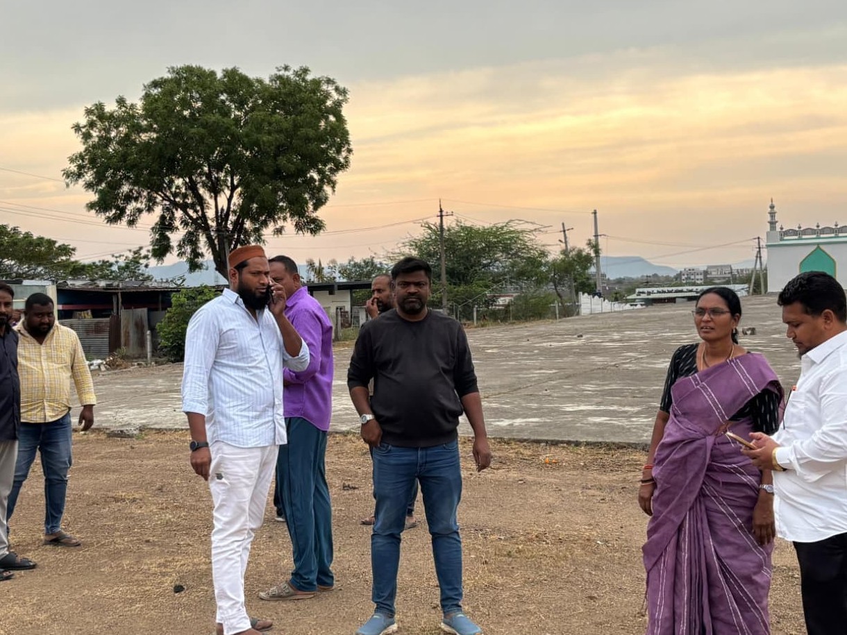 ఈద్గా స్థలాన్ని పరిశీలించిన ఆత్రం సుగుణ