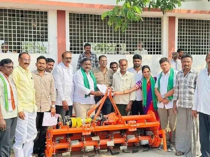 సబ్సిడీపై వ్యవసాయ పరికరాల పంపిణీ