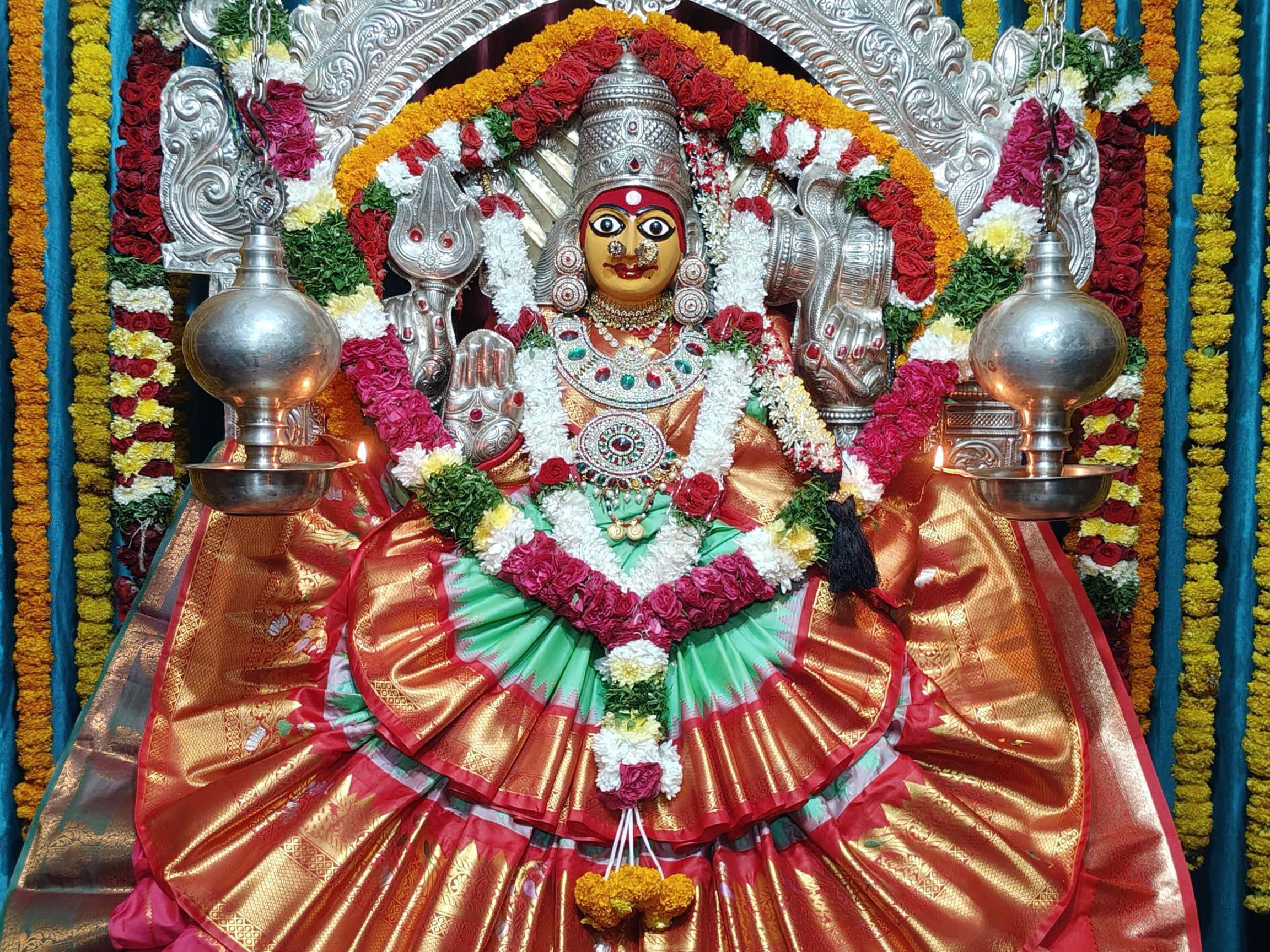 పరాభవ నామ ఉగాది జమ్ములమ్మ ప్రత్యేక అలంకరణ