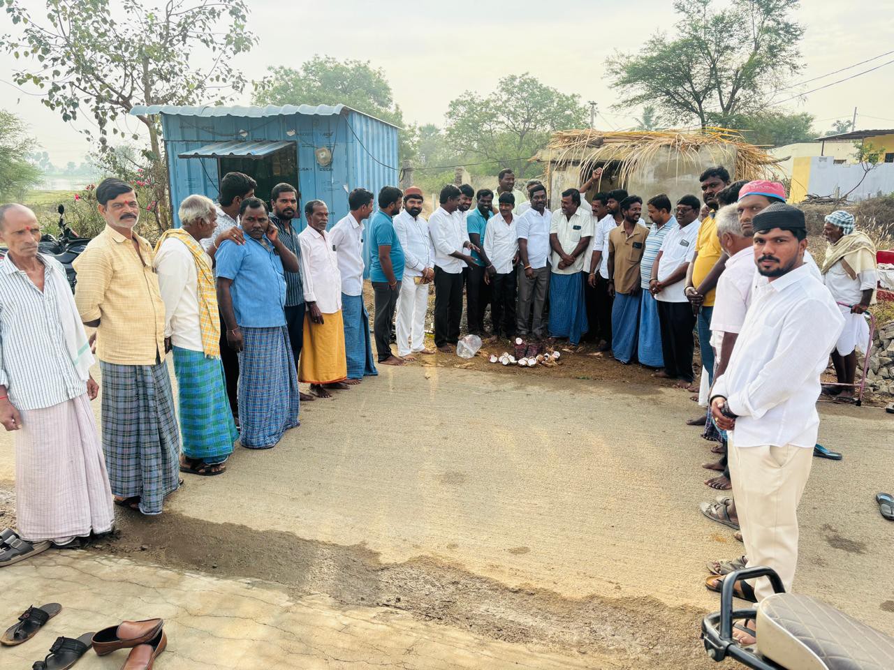 మొగిలిపాకలో చత్రపతి శివాజీ విగ్రహ భూమి పూజ