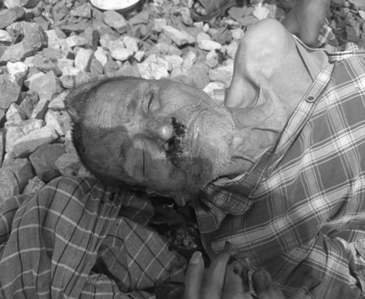 రైలు ప్రమాదంలో గుర్తు తెలియని వ్యక్తి మృతి