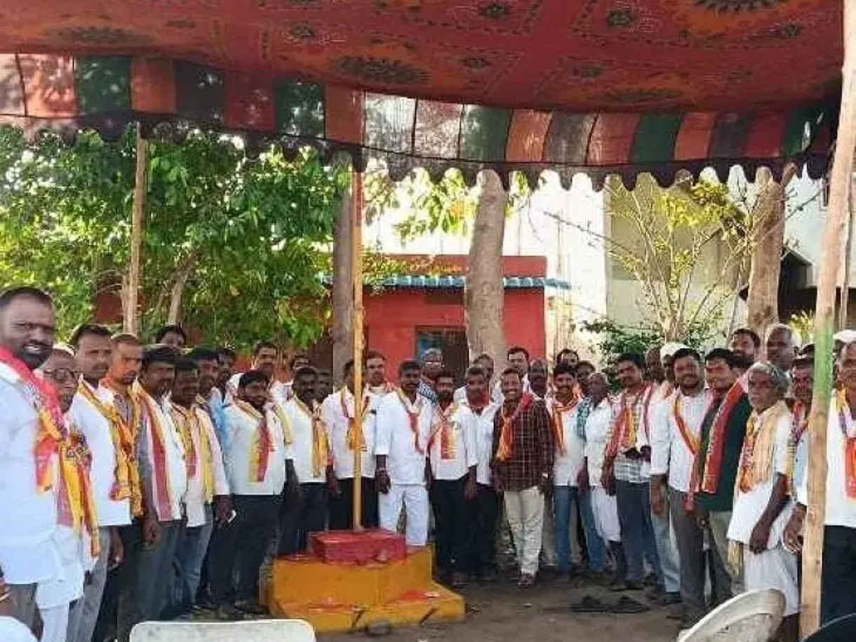 ములుగులో ముదిరాజ్ జెండా ఆవిష్కరణ