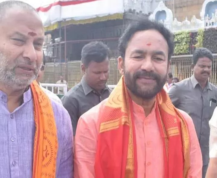 తిరుమల శ్రీవారిని దర్శించుకున్న కిషన్ రెడ్డి