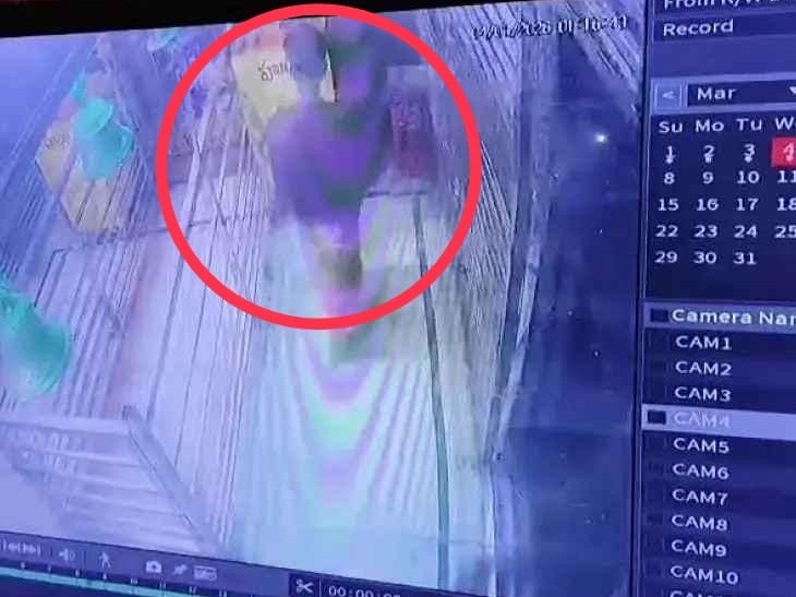 ఆలయ హుండీలో నగదు చోరీ